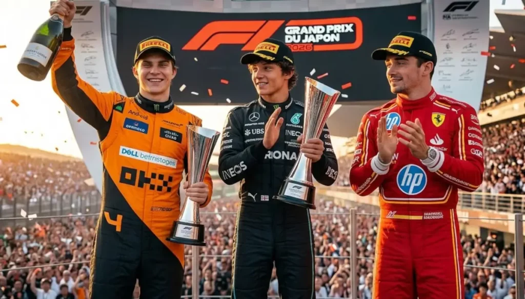 grand prix formule 1 japon 2026 podium piastri