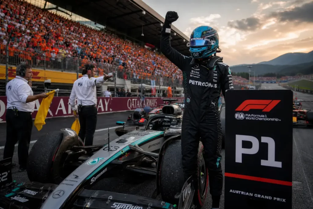 grand prix autriche 2026 victoire russell