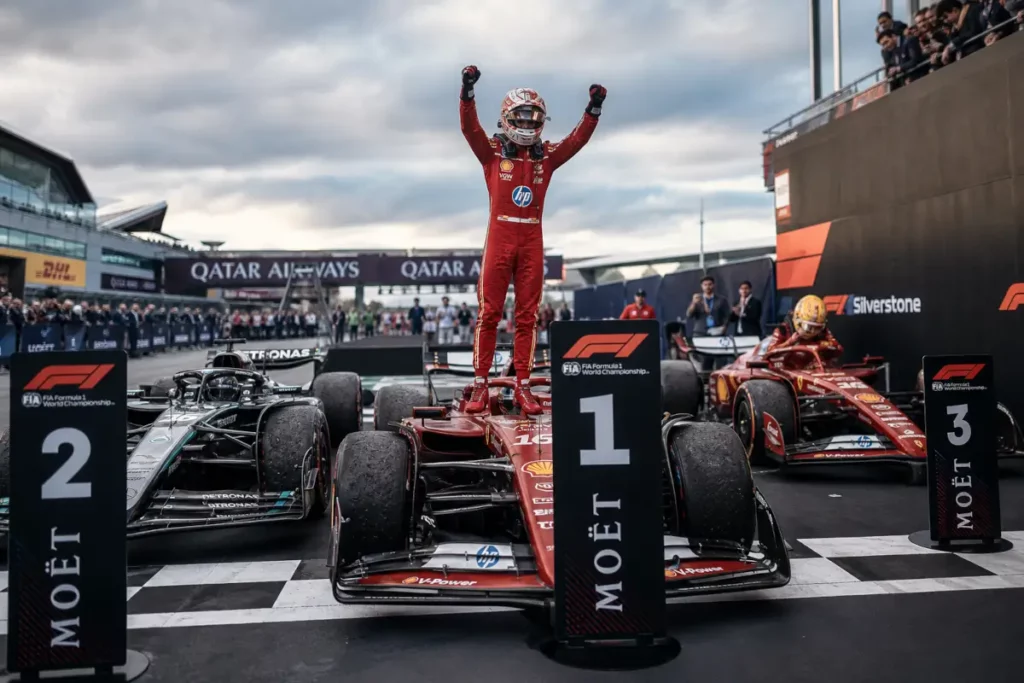 grand prix de grande bretagne de F1 2026 victoire de charles leclerc