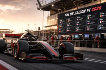 calendrier de fin de saison de formule 1 2026